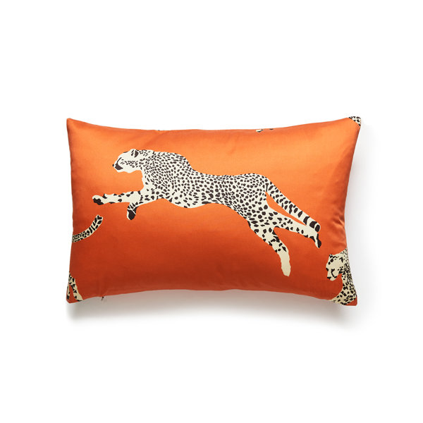 THSc Leaping Cheetah Sahara Lumbar Throw Pillow Cover & Insert Perigold